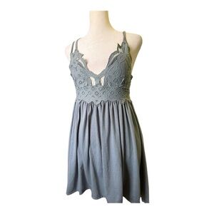 Lace Festival Sundress Medium High-Low Adjustable Straps